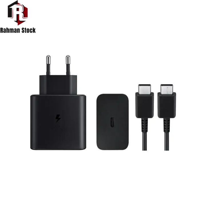 Official Samsung 45W Super Fast Charger 2.0 with USB-C to C Cable | 45W Power Output for Galaxy S24 Ultra, S23 Ultra, S22, Note 10+ 5G, A91 & Future Devices | Original Samsung Charger for Super Fast Charging | Compatible with Galaxy S and Note Series