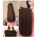 Inches Straight Hair Extension - Natural Brown. 