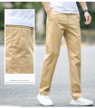 Pants for men-Beige color Cotton Jeans Pants-Regular fit-Men's Pants-men's clothing. 