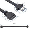 USB 3.0 Cable,for Replacing the USB Port of the Computer Case (0.). 