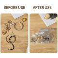 10Pcs Multi-size PVC Zipper Bag Clear Soft Plastic Bag Sealed Anti-oxidation Jewelry Storage Bag Souvenir Universal Packaging. 