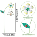 iron Garden Flowers 6pcs Decorative iron Plant Stakes C. 
