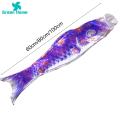 Green Home Carp Streamer Durable Eye-catching Vivid Looking Fish Windsock. 