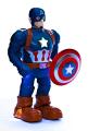 Avengers 4 Electric Rotate Captain America Robot Toy With Voice, Music & Lighting. 
