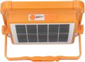 Solar Emergency Light, 1000W Solar Work Light, 4 Gear Adjustable Solar Emergency Light IP66 Portable Solar Flood Light for, Job Site Lighting. 