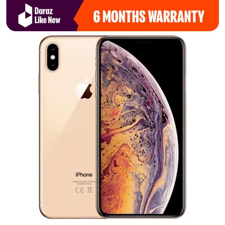 Apple iPhone XS MAX 64GB - NON PTA Factory Unlocked (FREE CHARGER & COVER) - Daraz Like New Phones