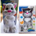 TOYS Intelligent Talking Tom Cat, Speaking Robot Cat Repeats, Musical Cat Toy Battery Operated Talking Tom Cat - Touch Talking Toy Intelligent talking tom cat with wonderful touching voice Note random color will be deliver. 