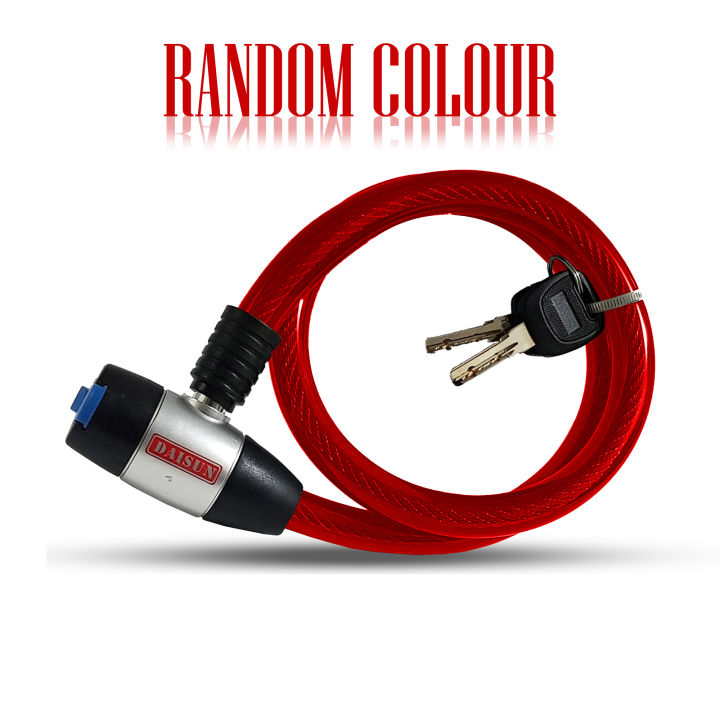 DAISUN IMPORTED Cable Lock Heavy Duty Wire Lock For Bike and Cycle MADE ...
