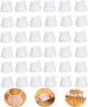 4Pcs of Furniture Silicone Protective Cover, Chair Leg Floor Protection Leg Cap, with Non-Slip Felt Pad , Quietly Moving Furniture and Prevent Floor Scratches. 