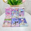 A new Sanlio no cut quiet book transparent Kuromi egg cute cartoon handmade DIY homemade. 