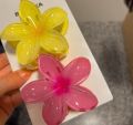 Pack of 3,2 or 1-Hair Clip Flower Claw |mini, medium, large,Hair catchers for girls | Hair accessories of girls- Stylish Anti-Slip Women Hair Accessory | Durable Plastic Headwear for Summer Daily Use. 
