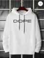 Men Black Dope Printed Hoodie In High Quality Fabric 1288. 