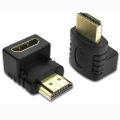HDMI Male To HDMI Female M/F HDMI M/HDMI F Convertor (L SHAP)  - HDMI MALE TO HDMI FEMALE L-Shape - HDMI Extension - HDMI - HDMI TO HDMI Convertor. 