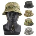 Boonie Hat Military Tactical Bucket Hats For Safari Men Women Hunting Fishing Outdoor Camo Camouflage Cotton Sun Cap. 