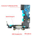 New For iPhone SE 2020 USB Charging Port Mic Microphone Dock Connector Board Flex Cable Repair Parts. 
