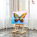 Gift Art Elegant Butterfly Digital Canvas Art with Frame | Eye-Catching Wall Decor for Living Room. 