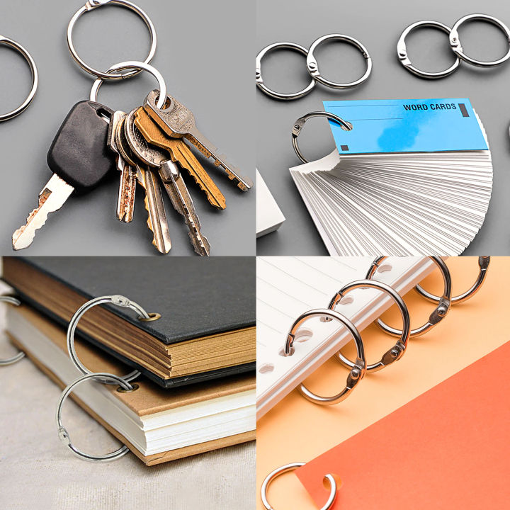 63mm%20Ring%20/%204%20pcs%20%20Silver%20Metal%20Scrapbook%20Lock%20Ring%20/%20Book%20Ring%20/%20Binder%20Ring%20-%20Image%204