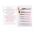 Cute Hello Kitty 7 Make up Foundation Eye Shadow brushes set. 