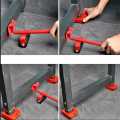 Professional Furniture Transport Lifter Tool Set Heavy Duty Stuffs Moving Hand Tools Set Furniture Mover Wheel Bar Roller Device. 