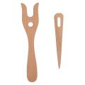 Fork Type Wooden Knitting Tools DIY Weaving for Bracelet Necklace Braided. 