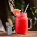 Folding Drinking Straws Keychain Foldable Final Premium Food-grade Portable Set. 