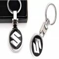 Heavy Metal Suzuki Key Chain Key Ring Keychain (Silver, Black). 