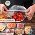 Disposable Food Cover Plastic Sheets Reusable Plastic Wrap For Kitchen Cling Film Cover Household Refrigerator Food Fruit Preservation Cover Dust proof Cover Fresh keeping Kitchen Accessories. 