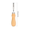French Style Leather Wide Edge Beveler Cutting Skiving Trimming Knife for DIY Leather Craft Tool. 
