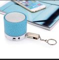 Mini Portable Bluetooth & Rechargeable Speaker with Light  Supported SD Card  - Multi Color. 