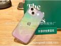 Applicable IPHONE 15 Color Plating Terminator Anti-Fall Shell Gradient Electroplating Magic Color Drop-Resistant Protective Cover Transparent Thickened. 