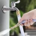 Brass Nozzle Water Spray Gun Jet Hose Nozzles Pipe High Pressure For Car,Bike,Window Cleaning Sprayer And Plants Gardening Washing (Without Pipe) Golden. 