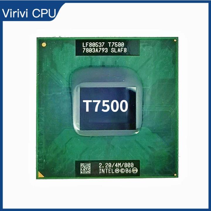 【3C VictoryEagle Store】Intel Core Duo T7500 SLA44 SLAF8 2.2 GHz Dual-Core CPU 4M 35W Socket P