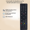 Replacement Remote Control for Telefunken TV RC4875/RC4870. 