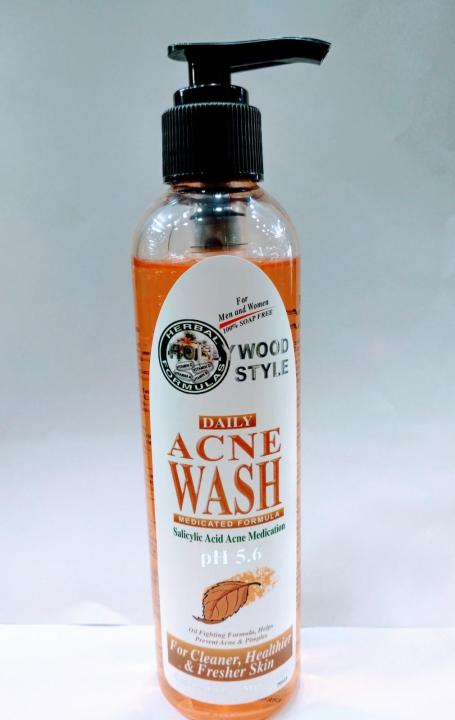 HOLLYWOOD STYLE DAILY ACNE WASH 250ML