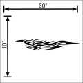 Car Side Door Stickers - 2 Piece For Both Sides - Car Stickers - Car Decals. 
