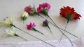 DECORA Green Floral Stem Wire for Artificial Flower Making 12.5 inch,15/Package. 