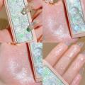 4Color Diamond Highlighter Eyeshadow Palette Makeup Glow Face Contour Shimmer Powder Illuminator Mashed Potato Highlight Makeup. 