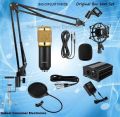 Bm 800 Condensor Microphone Complete Kit - with Pop Filter, Arm Scissor Stand & Phantom Power With XLR Cable. 