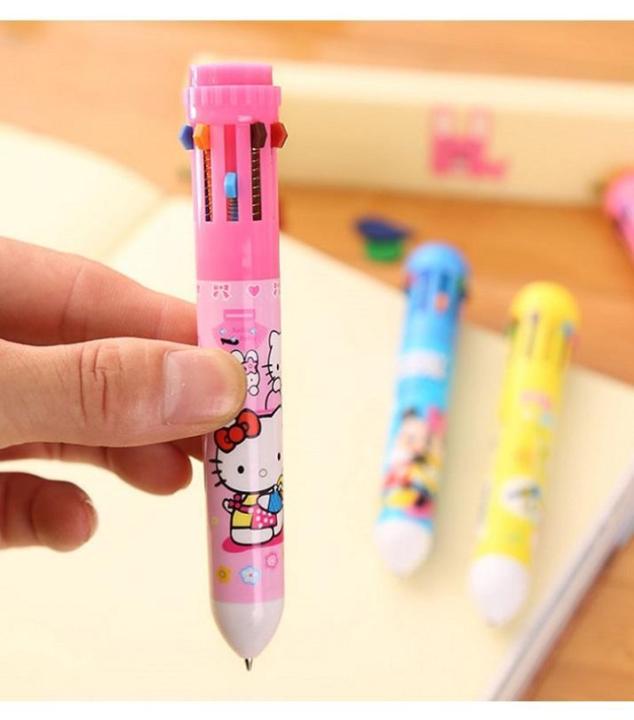 Multicolor%2010%20in%201%20cartoon%20character%20ballpoint%20pen%20-%202pcs%20-%20Image%203