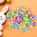 75 Pieces Mini Easter Eggs Faux for Bird Nest Decor Photo Props. 