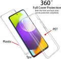 For Samsung Galaxy Galaxy A52 Cover Shockproof 360 Degree Full Body Protection Phone Case Crystal Clear Hard PC Back Cover & Soft TPU Silicone Front Case. 