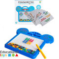 Toddler Travel Toys - Magnetic Drawing Board for Kids and Toddlers - Doodle Board with Magnetic Pen and Colorful Beads Magnetic Dot Art Travel Toy for Kids Ages 3 and Up Boys Girls. 