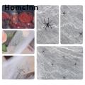 Stretchable Spider Web Decor Large Halloween Spider Web Decoration with 100 Fake Spiders Indoor Outdoor Haunted House Party Supplies 1000 Square Feet Spider Web Decoration. 