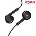 Energy - ENRG In-Ear Wired Earphones Deep Bass and Stereo Earbuds Apple Style Black & White. 