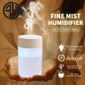 【FUN LIVE】 Xiaomi Air Humidifier Portable Ultrasonic Aroma Essential Oil Diffuser USB Mist Maker Aromatherapy Humidifiers For Home For Home Car USB Fogger Mist Maker With LED Night Lamp【Gray】. 