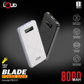 Power Bank | Slim & Smart Power Bank | High Quality Original 8000mAh Power Bank With Led Light | Fast Power Bank With 2.0A Dual Port | Light Weight Power Bank | Loud PB310 Power Bank. 