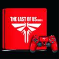 Ps4 slim full body skin last of us design with two controllers ( just skin not play station). 