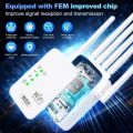300Mbps Wireless WiFi Extender WiFi Booster 2.4G Network Amplifier 360° Full Coverage. 