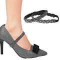 Detachable Shoe Strap High Heels Shoes Band Heel Straps Detachable Strap Rhinestone Elastic Shoe Ankle Straps. 
