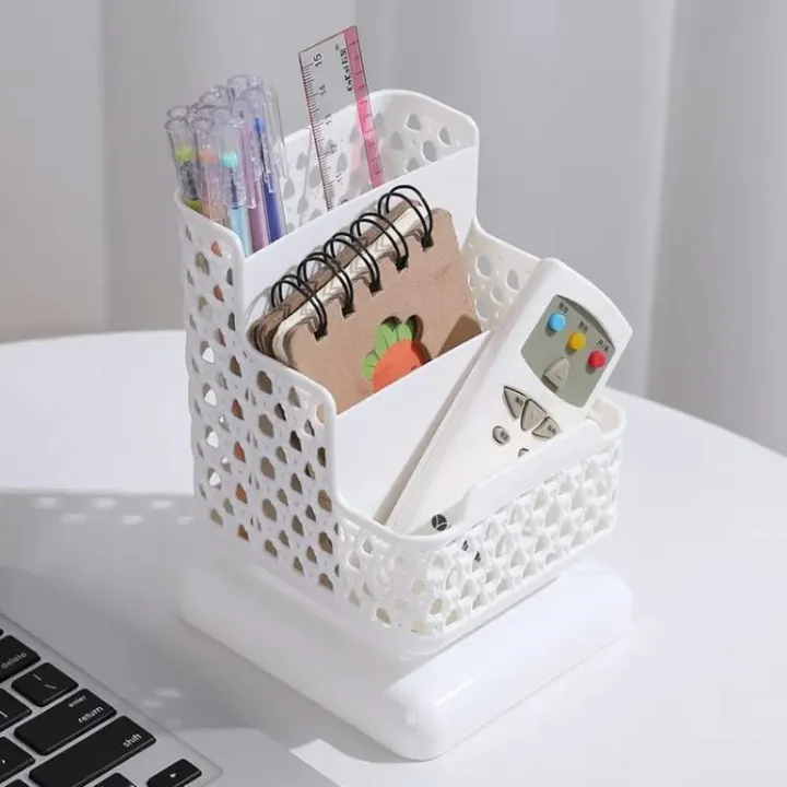 Top%20Quality%20Office%20Organizer%20(%20Height%206%20inch%20Width%203%20inch%20Length%204%20Inch%20)%20Desktop%20Pen%20Storage%20Box%20Pencil%20Brush%20Pot%20Pen%20Holder%20Makeup%20Brush%20Plastic%20Container%20Desk%20Organizer%20-%20Image%203